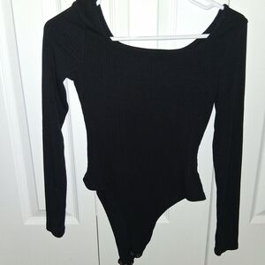 Black Long Sleeve Bodysuit